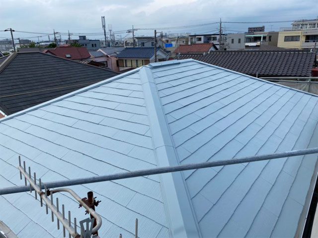 茅ヶ崎市 N様邸 屋根塗装 施工後