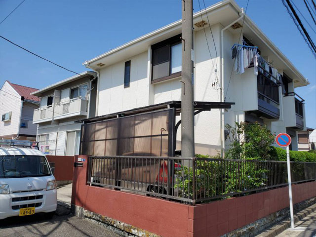 茅ヶ崎市 A様邸 外壁塗装 施工前