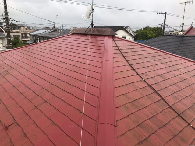 茅ヶ崎市 A様邸 屋根塗装工事 施工前