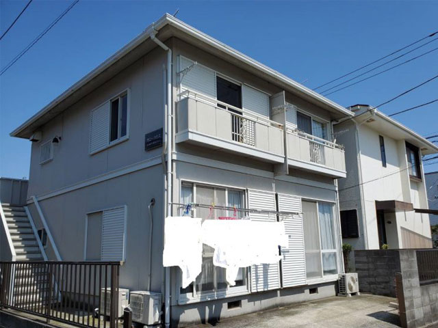 茅ヶ崎市 A様所有アパート 外壁塗装 施工前