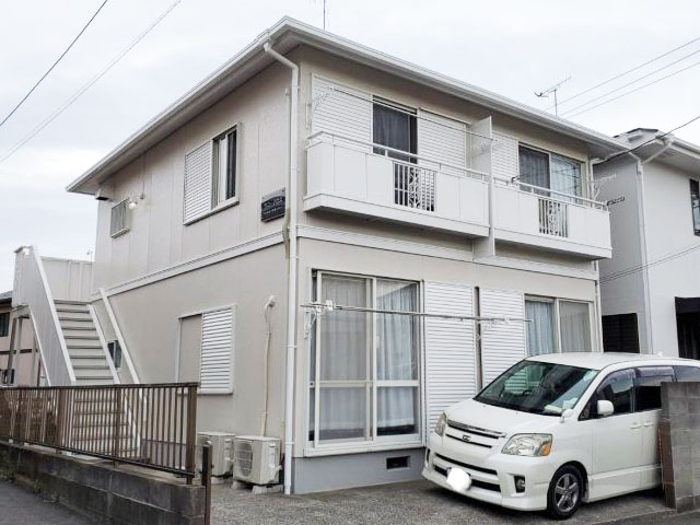 茅ヶ崎市 A様所有アパート 外壁塗装・屋根塗装工事 施工後