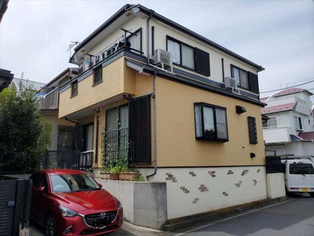 茅ヶ崎市 K様邸 外壁塗装 施工前