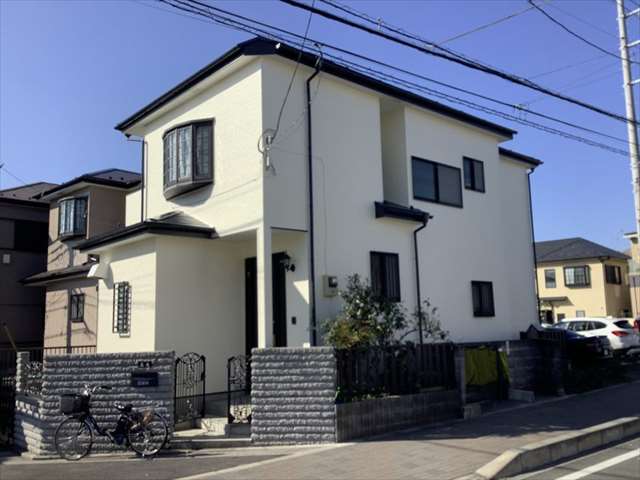 茅ヶ崎市 T様邸 外壁塗装･屋根塗装･バルコニー防水工事 施工後