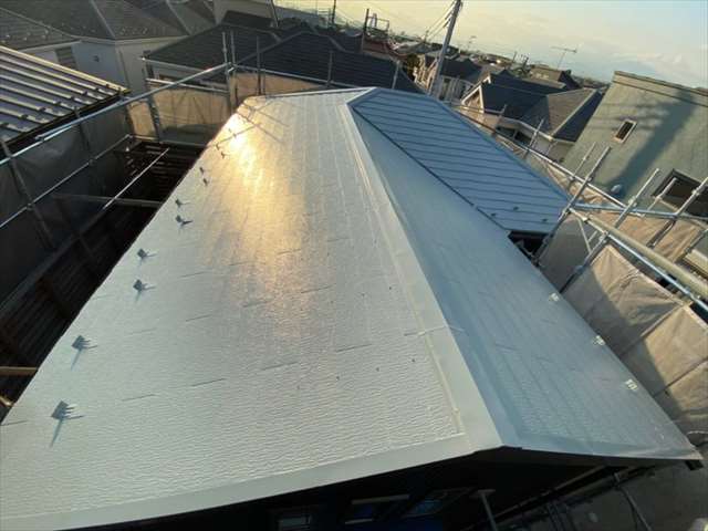 茅ヶ崎市 M様邸 屋根塗装工事 施工後