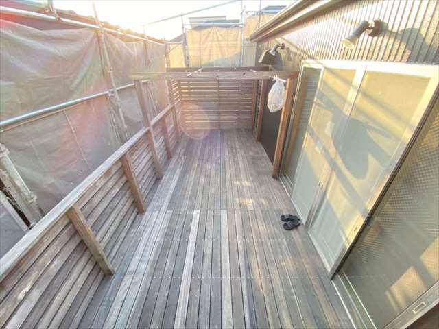 茅ヶ崎市 M様邸 ウッドデッキバルコニー 施工後