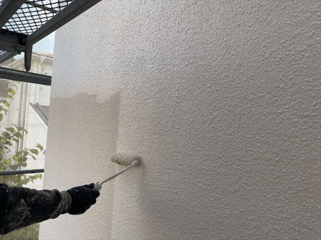茅ヶ崎市M様邸 外壁塗装・屋根塗装工事 施工中