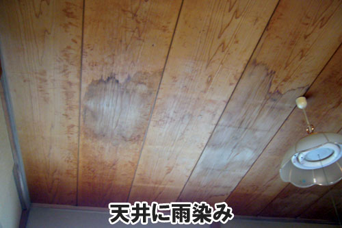 天井に雨染み:天井や屋根裏に現れる異変・症状は、雨漏りが原因かも~雨漏り修理・屋根修理・屋根工事・屋根塗装・外壁塗装・防水工事なら屋根パトロール
