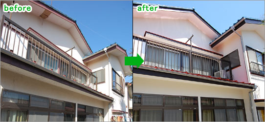 A様邸外壁修理･外壁塗装施工事例～外壁修理工事、外壁塗装工事、雨漏り修理、保険 修理 保険