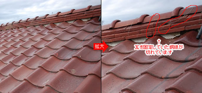 雨漏り修理、屋根修理(部分補修)工事 修理 保険