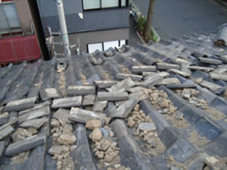 雨漏り修理、屋根修理工事 修理 保険