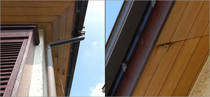 Ｍ様邸 雨漏り修理、屋根修理、軒先修理 修理 保険