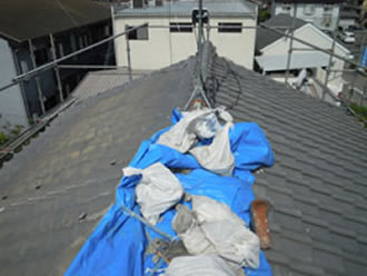 雨漏り修理、屋根修理工事 修理 保険