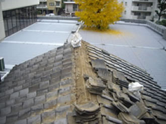 雨漏り修理、屋根修理工事 修理 保険
