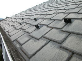 施工事例　H様邸　外壁塗装工事　施工前～外壁修理工事、外壁塗装工事、雨漏り修理、保険屋根