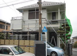 施工事例　H様邸　外壁塗装工事　施工後外壁