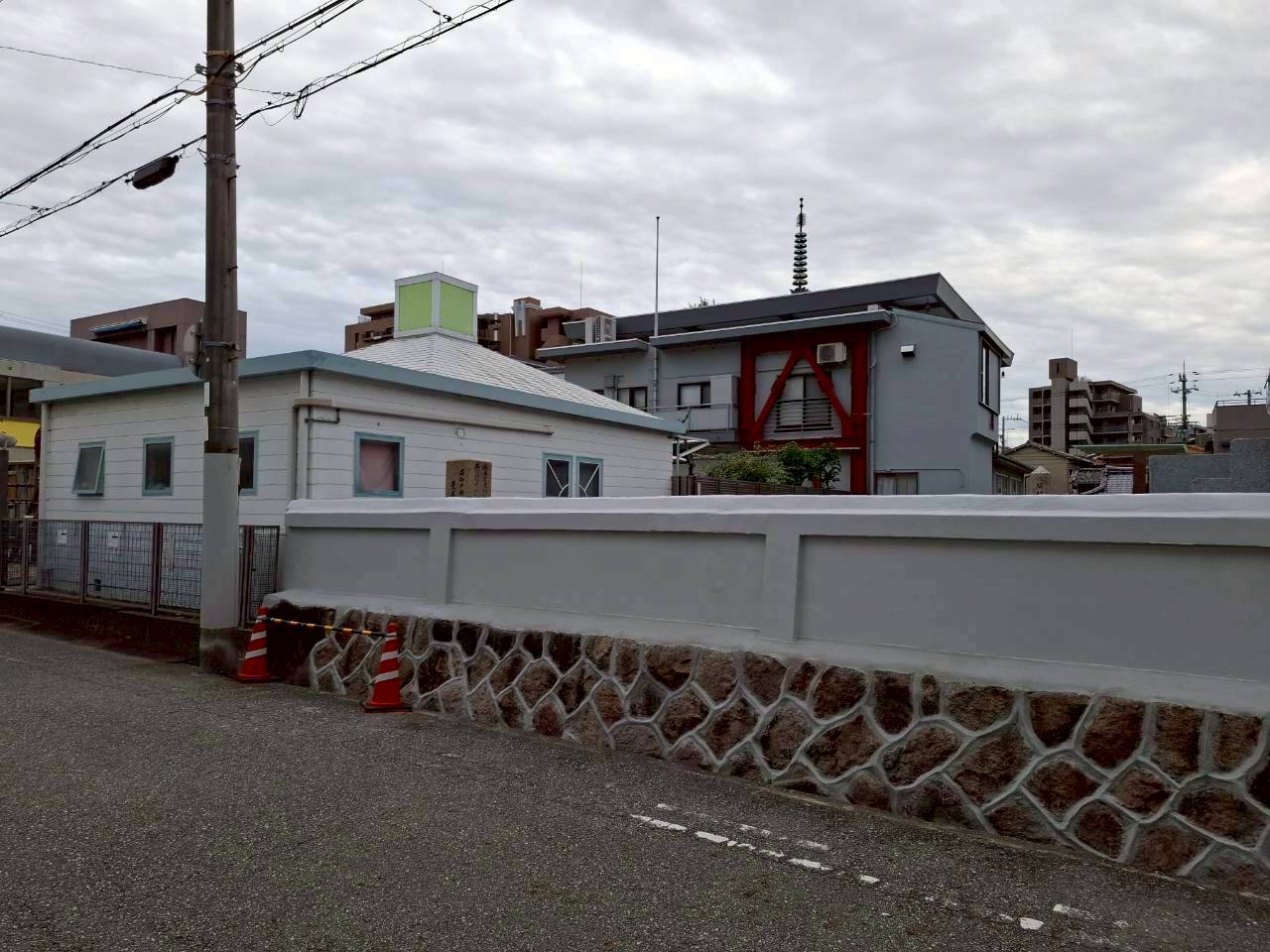 兵庫県西宮市西方寺 外壁塗装工事施工事例 施工工事後