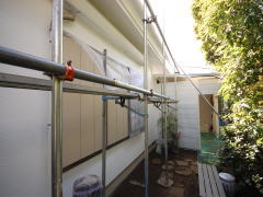 S様邸　外壁修理工事,外壁塗装工事施工事例