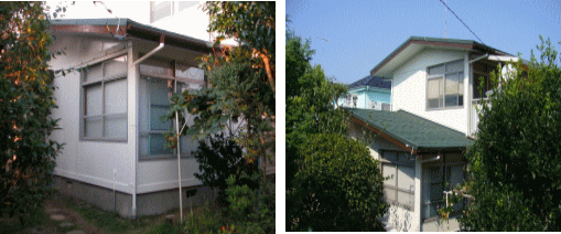 施工事例　屋根葺き替え及び外壁塗装工事～外壁修理工事、外壁塗装工事、雨漏り修理、保険