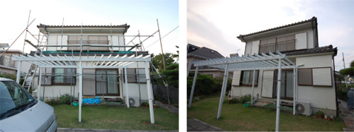 外壁塗装,シロアリ診断工事施工事例