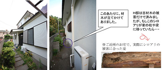 外壁塗装,シロアリ診断工事施工事例