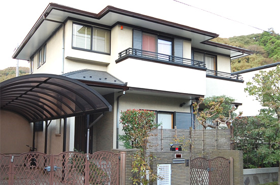 Ｋ様邸 外壁点検,外壁クラック(ひび割れ)補修工事,外壁塗装工事施工事例 施工後