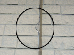  Y様邸 サイディング ひび割れ コーキング 施工前