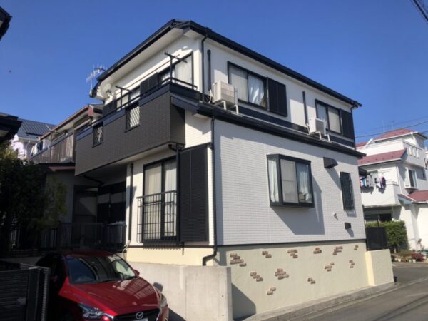 k様邸 外壁・屋根・付帯部塗装・バルコニー防水工事-施工事例・神戸の方にもおすすめ