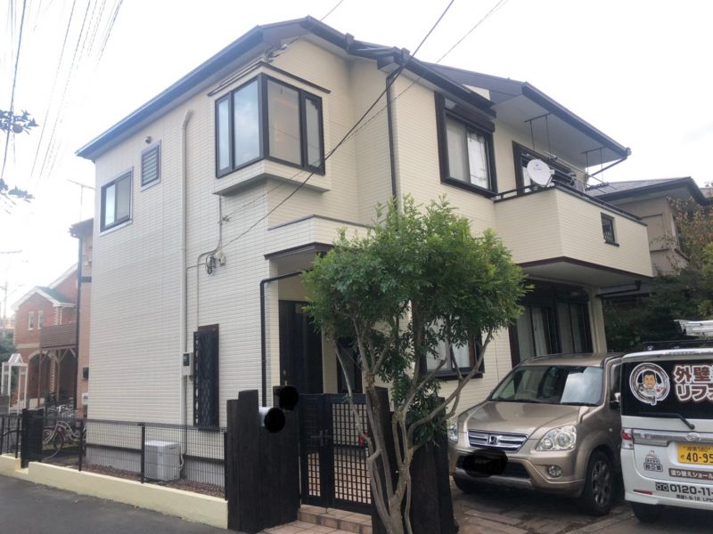 A様邸 外壁・屋根塗装・コーキング・バルコニー防水工事-施工事例・神戸の方にもおすすめ