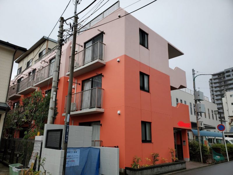 S様マンション 外壁塗装・コーキング工事