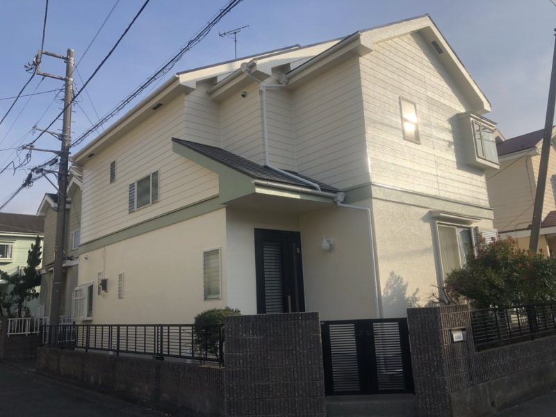 N様邸 外壁・屋根・付帯部塗装・バルコニー防水工事-施工事例・神戸の方にもおすすめ