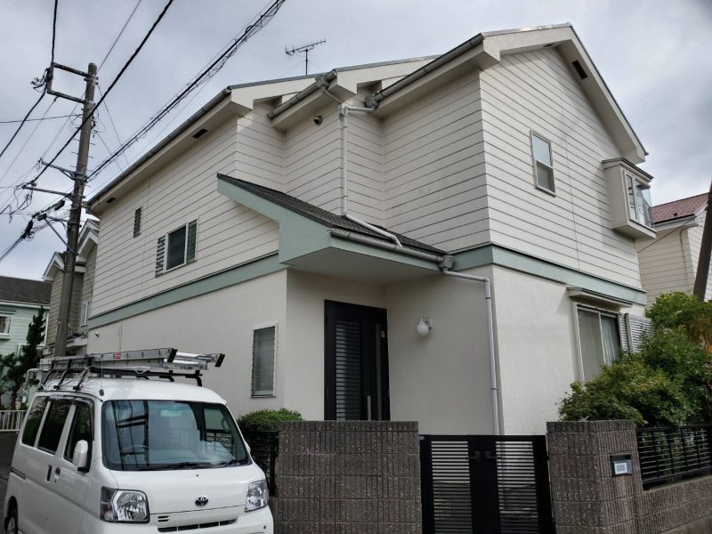 N様邸 外壁・屋根・付帯部塗装・バルコニー防水工事-施工事例・神戸の方にもおすすめ