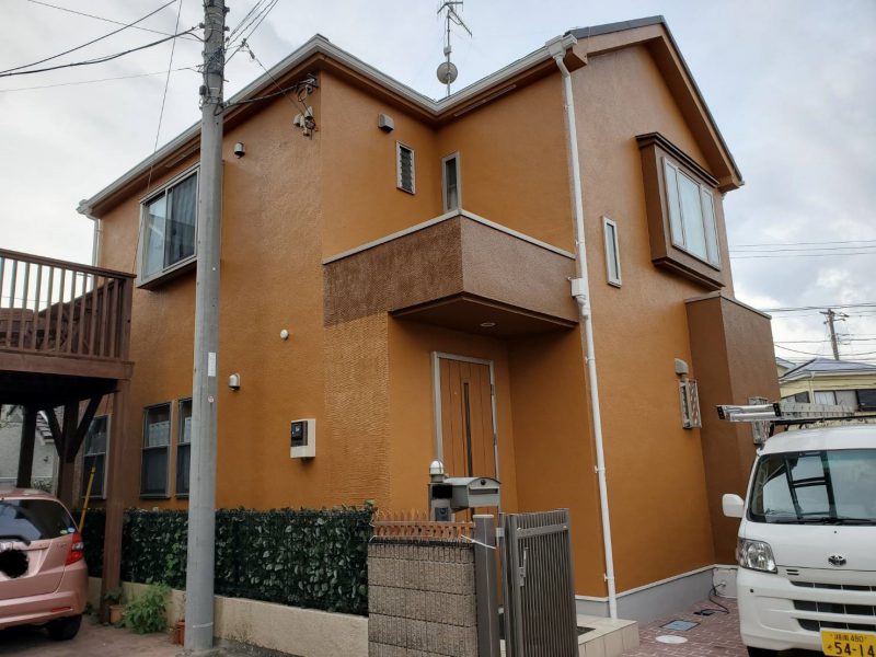 W様邸 外壁・付帯部塗装・バルコニー防水・屋根カバー工事-施工事例・神戸の方にもおすすめ