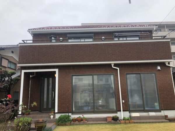 Y様邸 屋根・付帯部塗装・コーキング・バルコニー防水工事-施工事例・神戸の方にもおすすめ