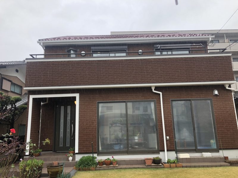 Y様邸 屋根・付帯部塗装・コーキング・バルコニー防水工事-施工事例・神戸の方にもおすすめ