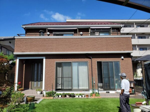 Y様邸 屋根・付帯部塗装・コーキング・バルコニー防水工事-施工事例・神戸の方にもおすすめ