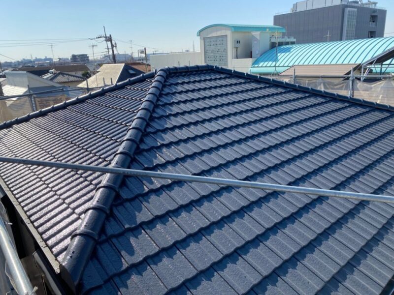 H様邸 屋根塗装工事-施工事例・神戸の方にもおすすめ