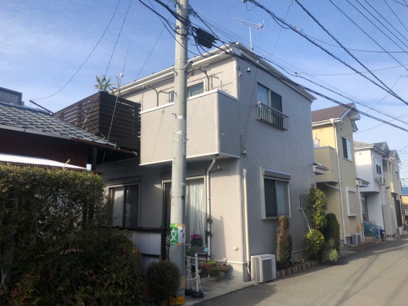 N様邸 外壁・屋根バルコニー塗装工事-施工事例・神戸の方にもおすすめ