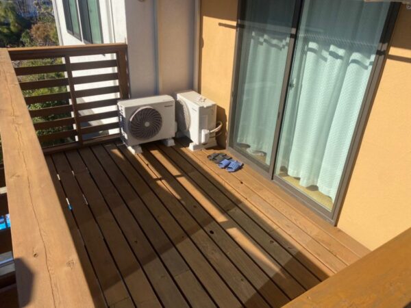 K様邸 ウッドデッキ塗装工事-施工事例・神戸の方にもおすすめ