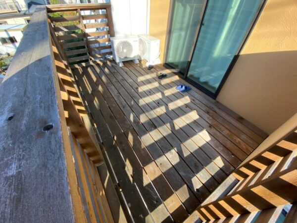 K様邸 ウッドデッキ塗装工事-施工事例・神戸の方にもおすすめ