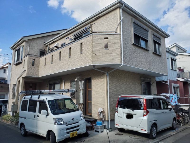 F様邸 外壁・屋根・付帯部塗装・バルコニー防水工事-施工事例・神戸の方にもおすすめ