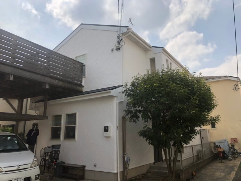 H様邸 外壁・屋根・付帯部塗装・バルコニー防水工事-施工事例・神戸の方にもおすすめ