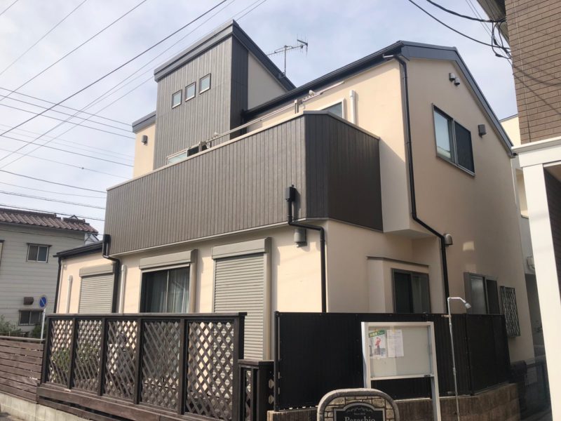 H様邸 外壁・屋根・付帯部塗装・バルコニー防水工事-施工事例・神戸の方にもおすすめ