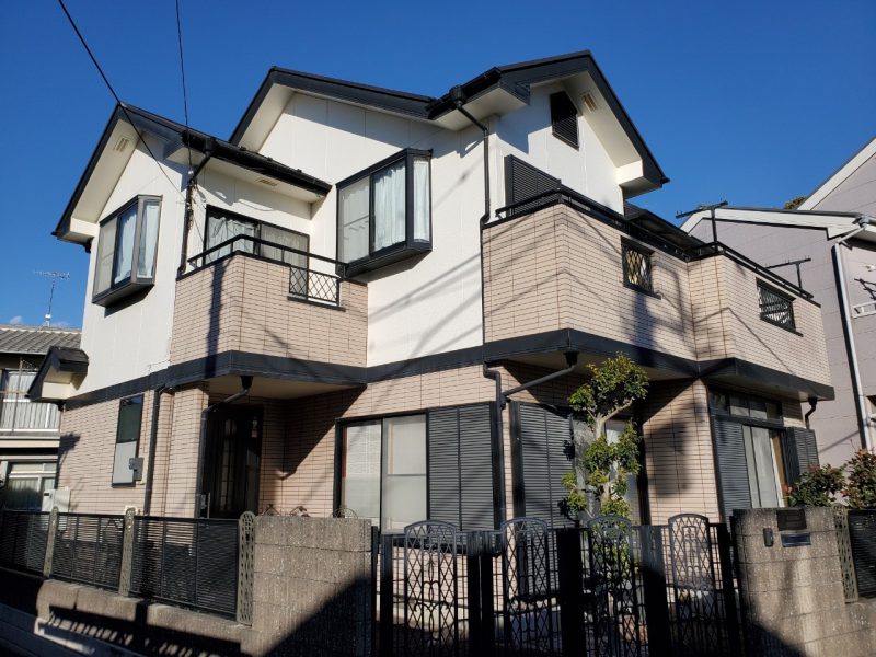 M様邸 外壁・屋根・付帯部塗装・バルコニー防水工事-施工事例・神戸の方にもおすすめ