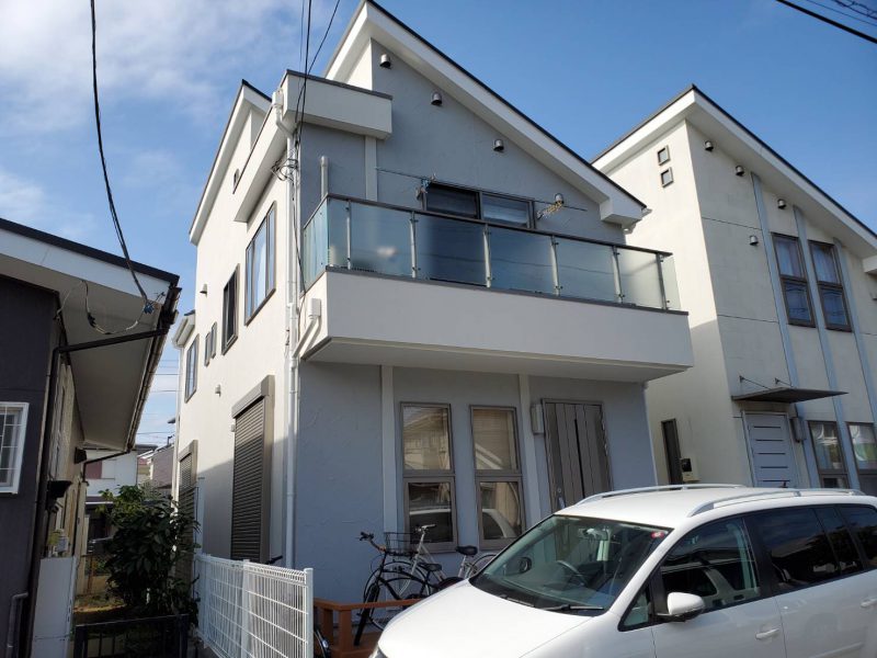 T様邸 外壁・付帯・バルコニー塗装工事-施工事例・神戸の方にもおすすめ