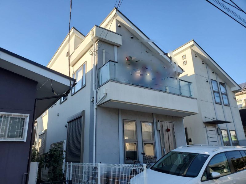 T様邸 外壁・付帯・バルコニー塗装工事-施工事例・神戸の方にもおすすめ