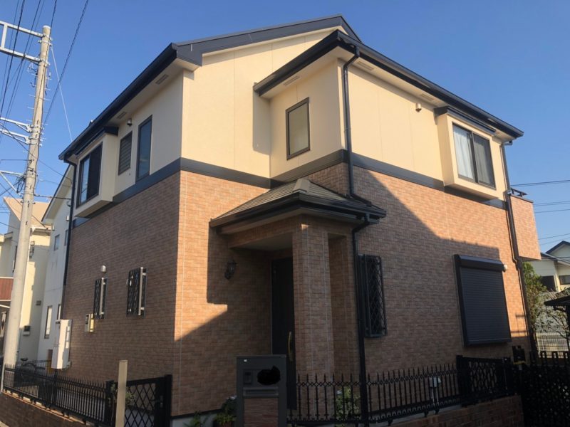 M様邸 外壁・屋根・付帯部塗装・バルコニー防水工事-施工事例・神戸の方にもおすすめ