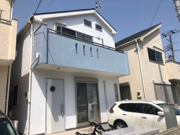 K様邸 外壁・屋根・付帯部塗装・バルコニー防水工事-施工事例・神戸の方にもおすすめ
