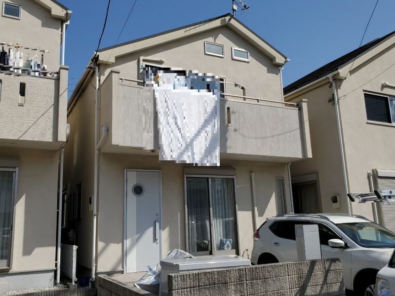 K様邸 外壁・屋根・付帯部塗装・バルコニー防水工事-施工事例・神戸の方にもおすすめ