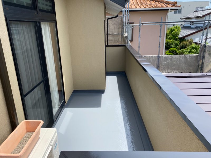 I様邸 外壁・屋根・付帯部塗装・バルコニー防水工事-施工事例・神戸の方にもおすすめ