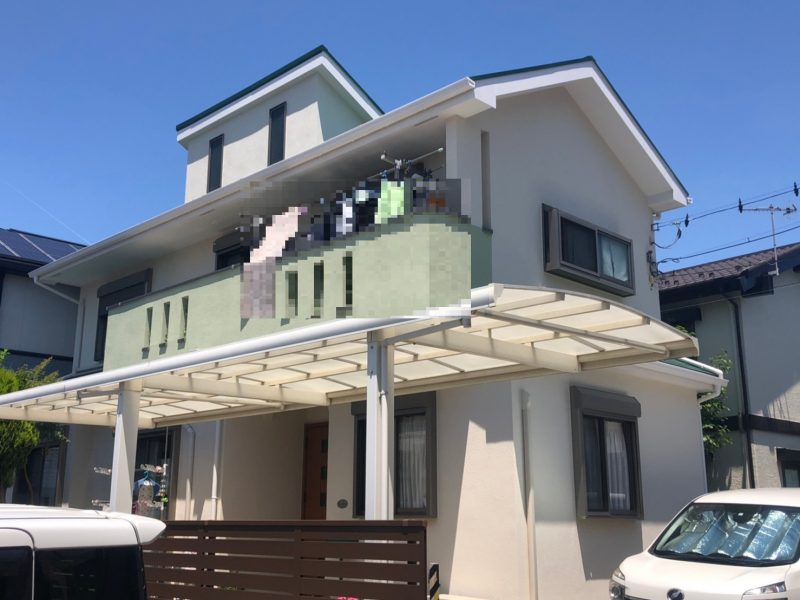 I様邸 外壁・屋根・付帯部塗装・バルコニー防水工事-施工事例・神戸の方にもおすすめ